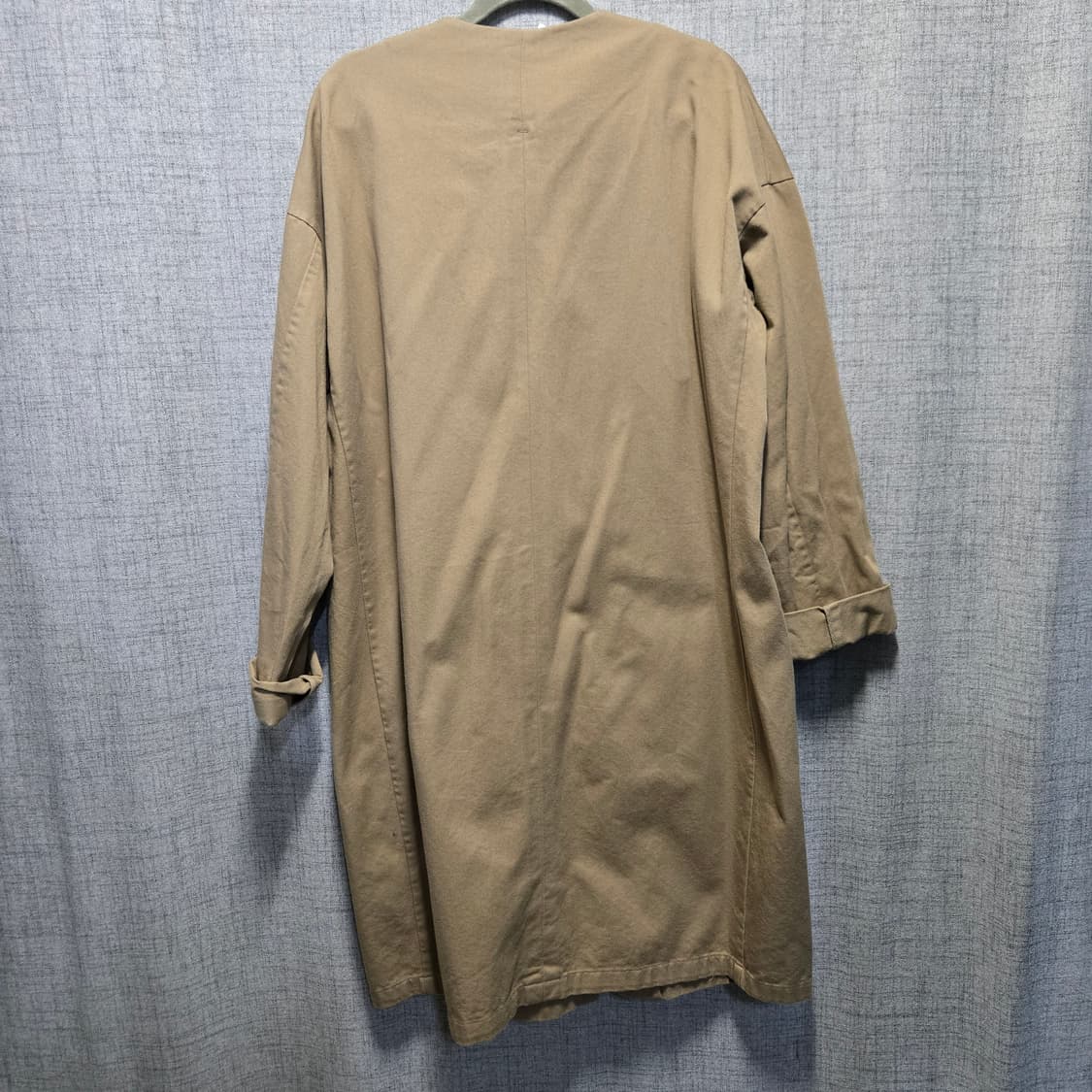 스튜디오 톰보이 브이넥 노카라  코쿤 코트  상품이미지2