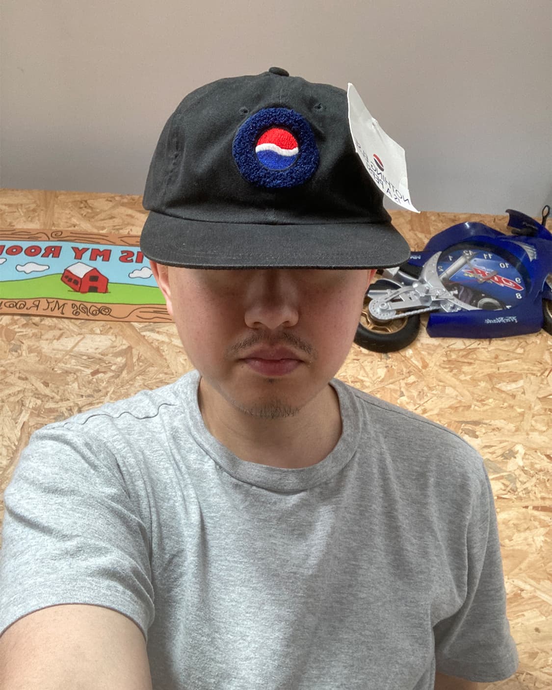 90s Vintage Pepsi logo 캡 상품이미지5