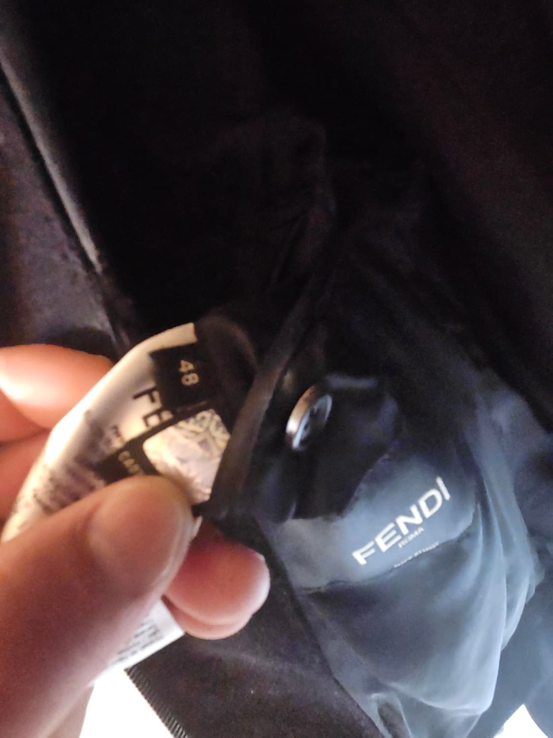 FENDI 울블랙 FF로고 자켓 상품이미지3