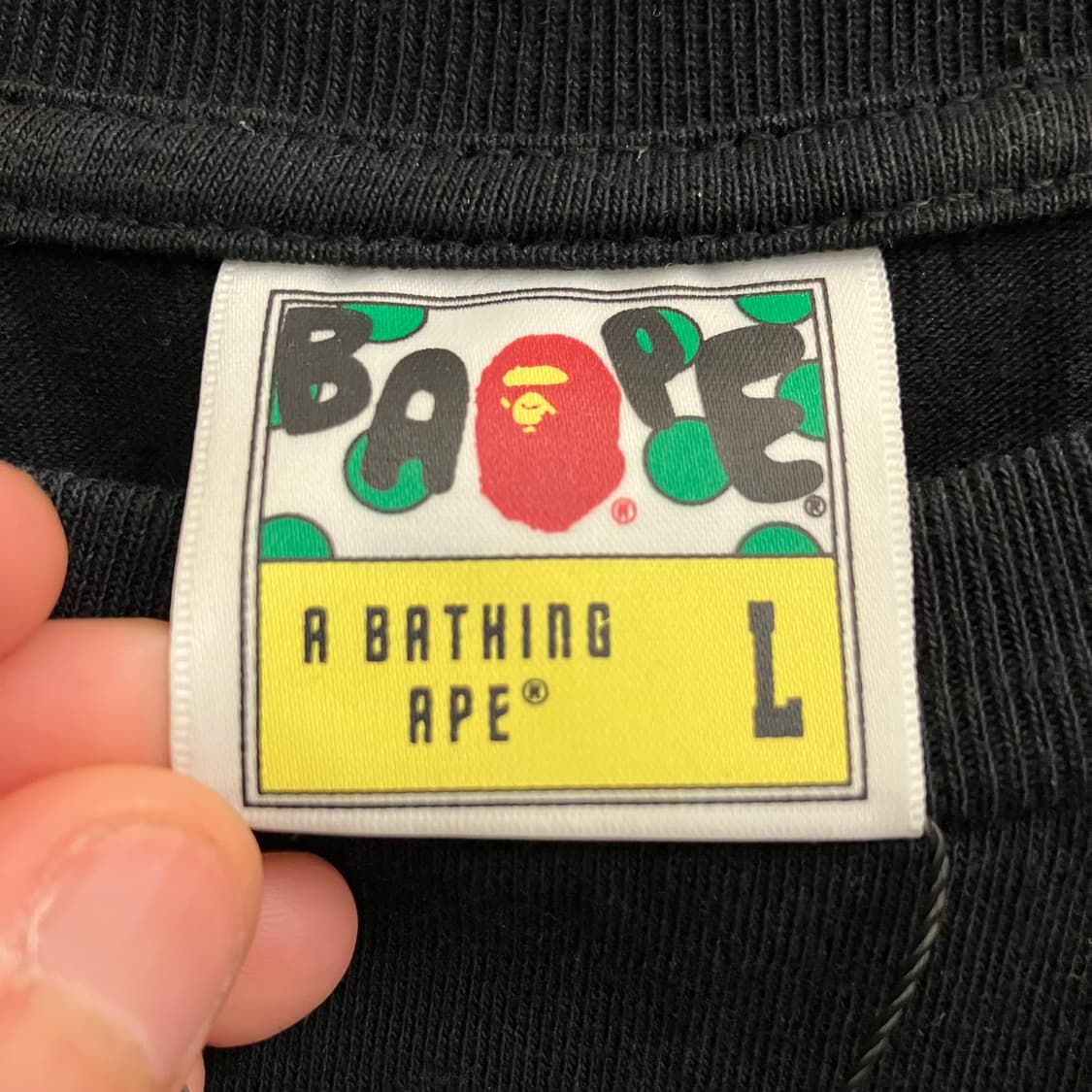 N318 베이프 퍼스트 카모 컬리지 반팔 상품이미지4