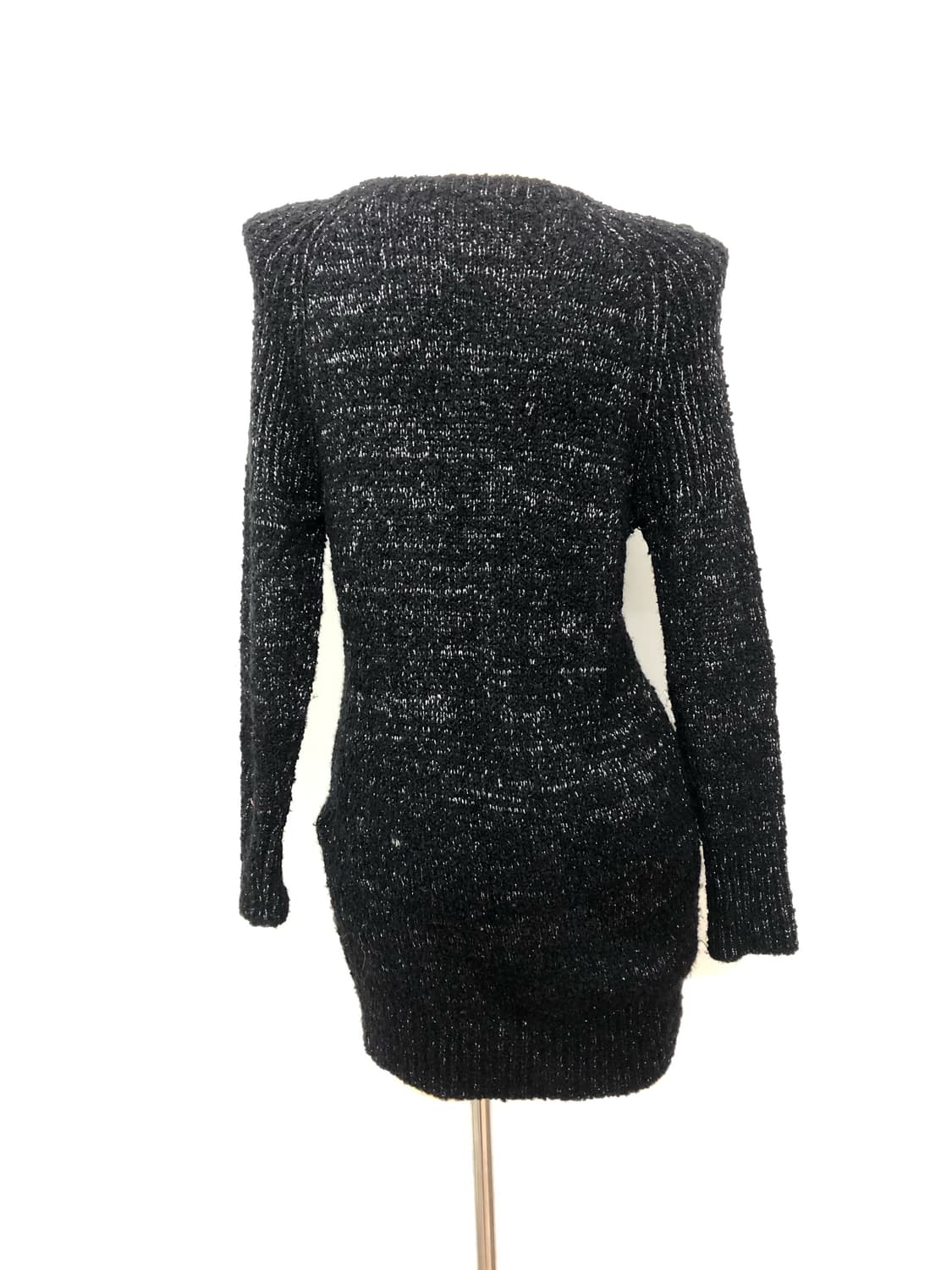 gold button point glitter knit top 상품이미지2