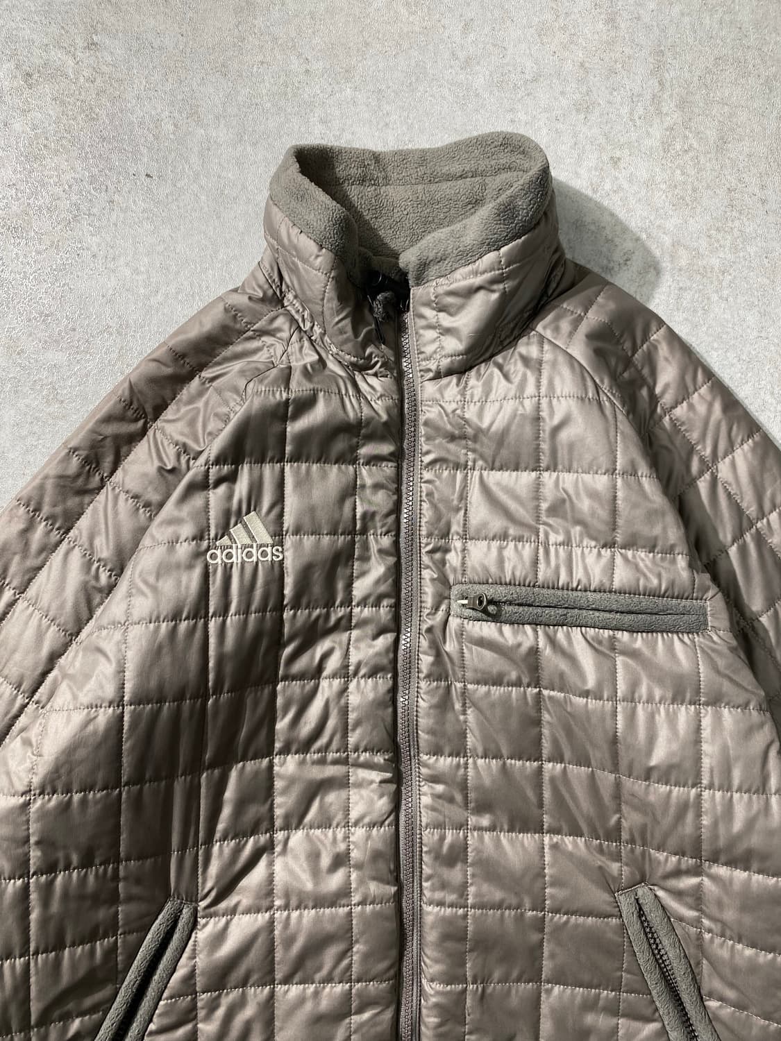 [S-M] 90s Adidas 아디다스 리버서블 패딩 플리스 자켓 상품이미지3