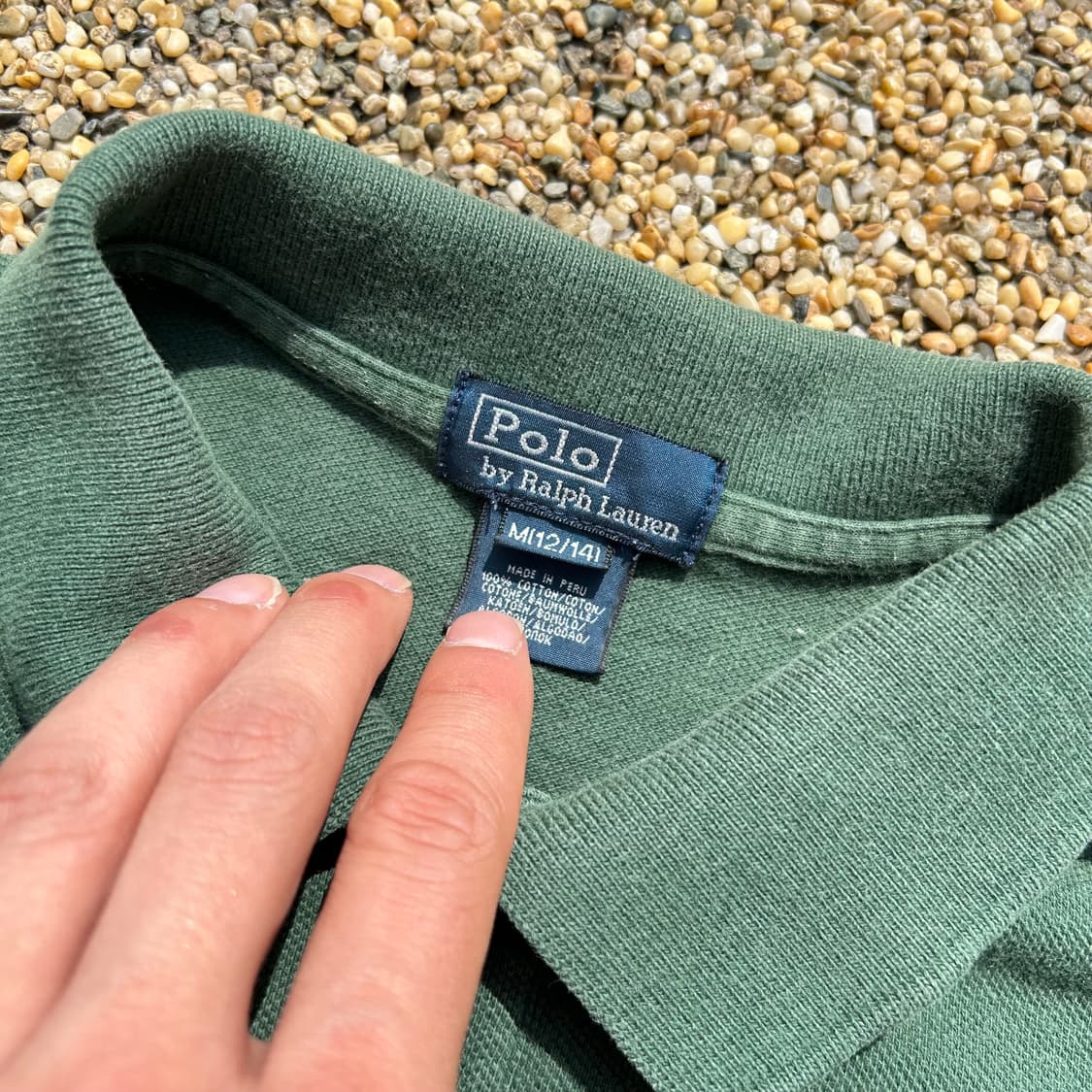 폴로 (POLO RalphLauren) 90S 그린 빅포니 반팔티 상품이미지4
