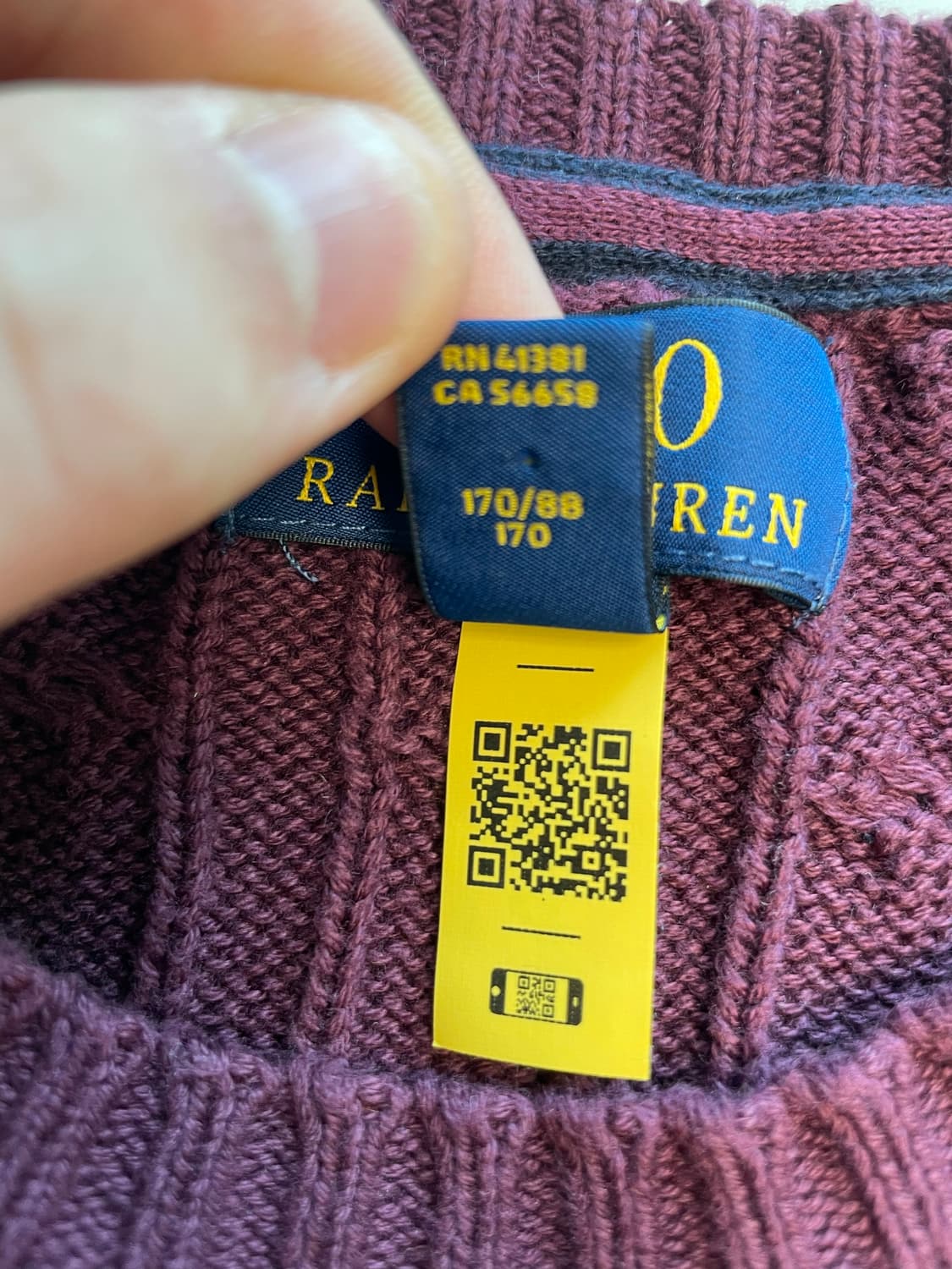 폴로 케이블 니트 상품이미지4