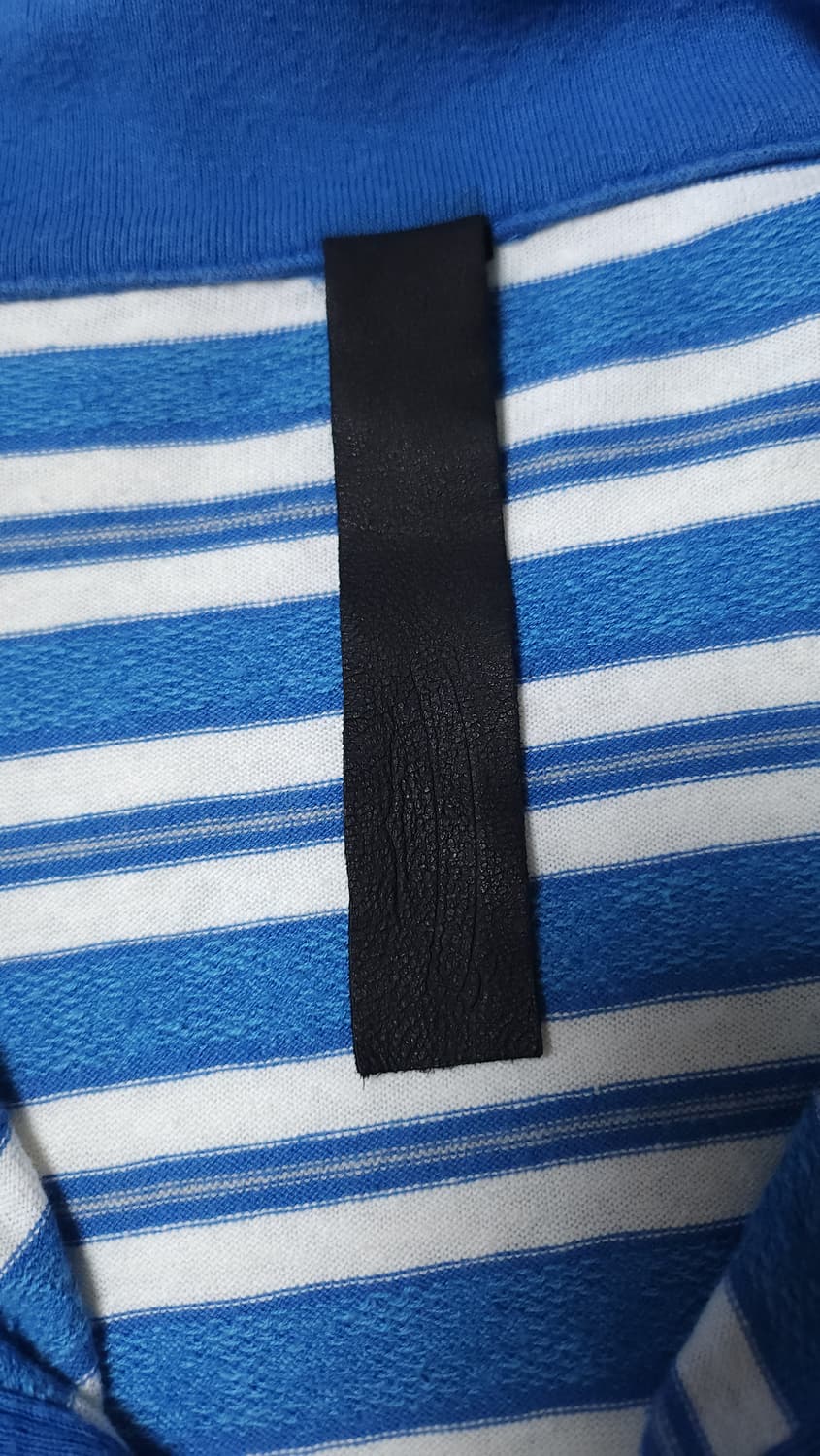 [M] 크롬하츠 스트라이프 폴로 롱슬리브 블루 상품이미지5
