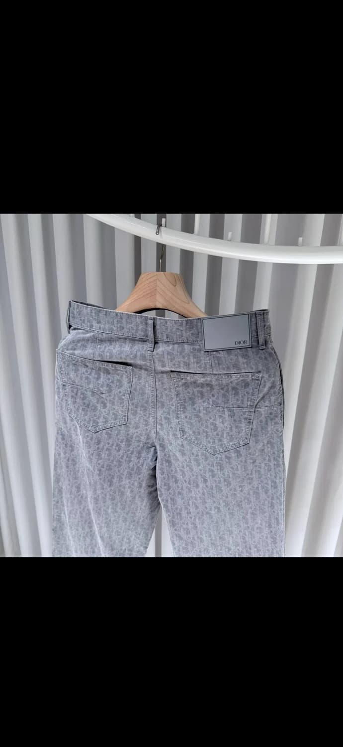 44 / 디올 오블리크 신형 데님 바지 / 25년형 상품이미지4