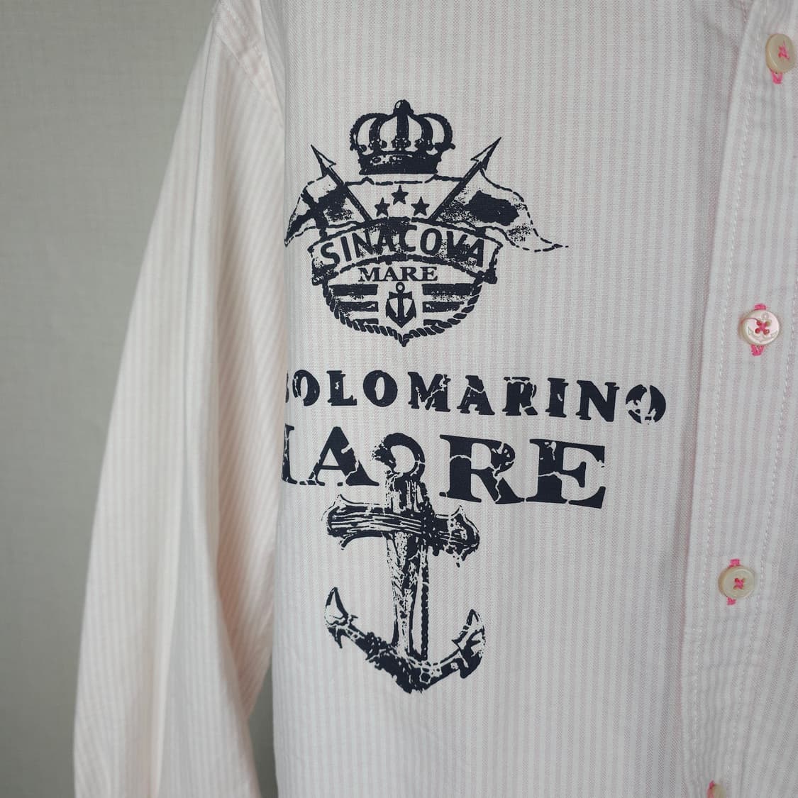 시나코바 긴팔남방 남자100사이즈  상품이미지4