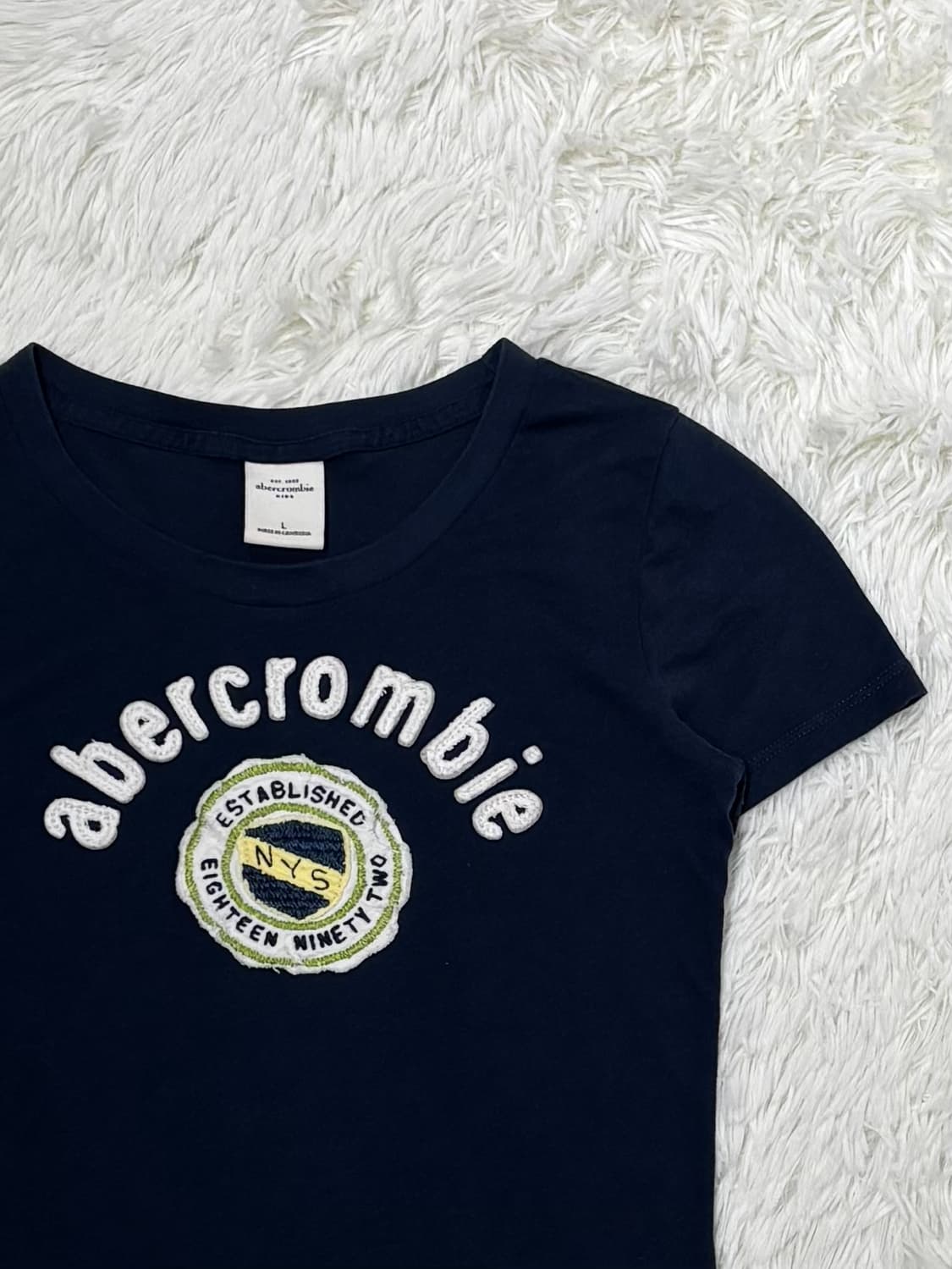 아베크롬비 빅로고 딱붙 반팔 상품이미지5