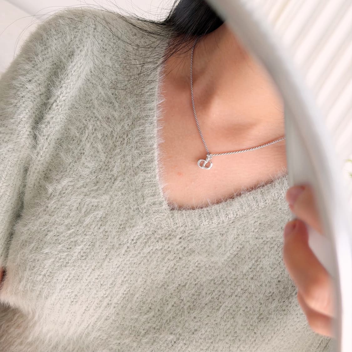 빈티지 디올 CD 큐빅 목걸이 상품이미지5