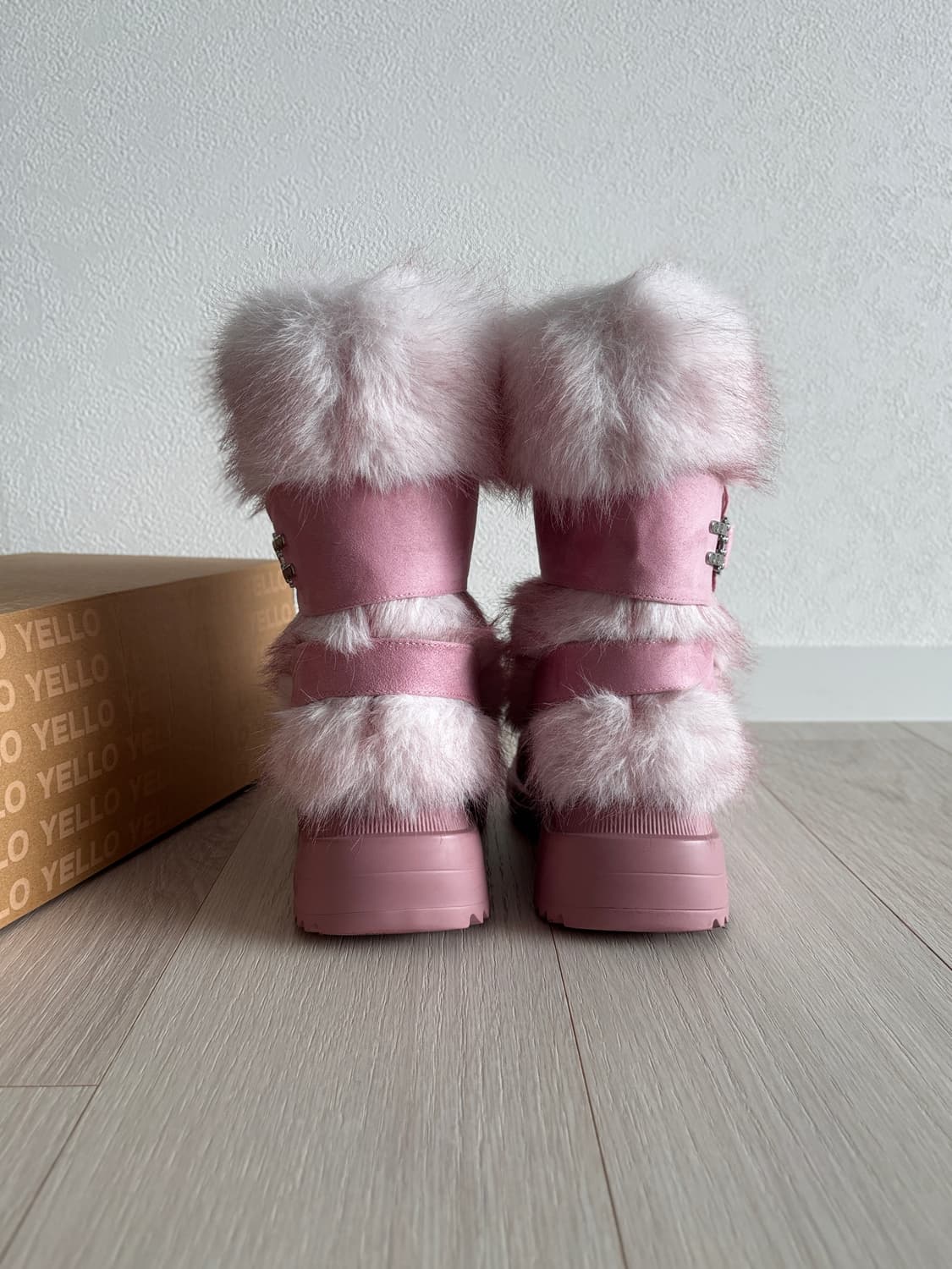 Yello 이엘로 옐로 MOLO 퍼 부츠 상품이미지5