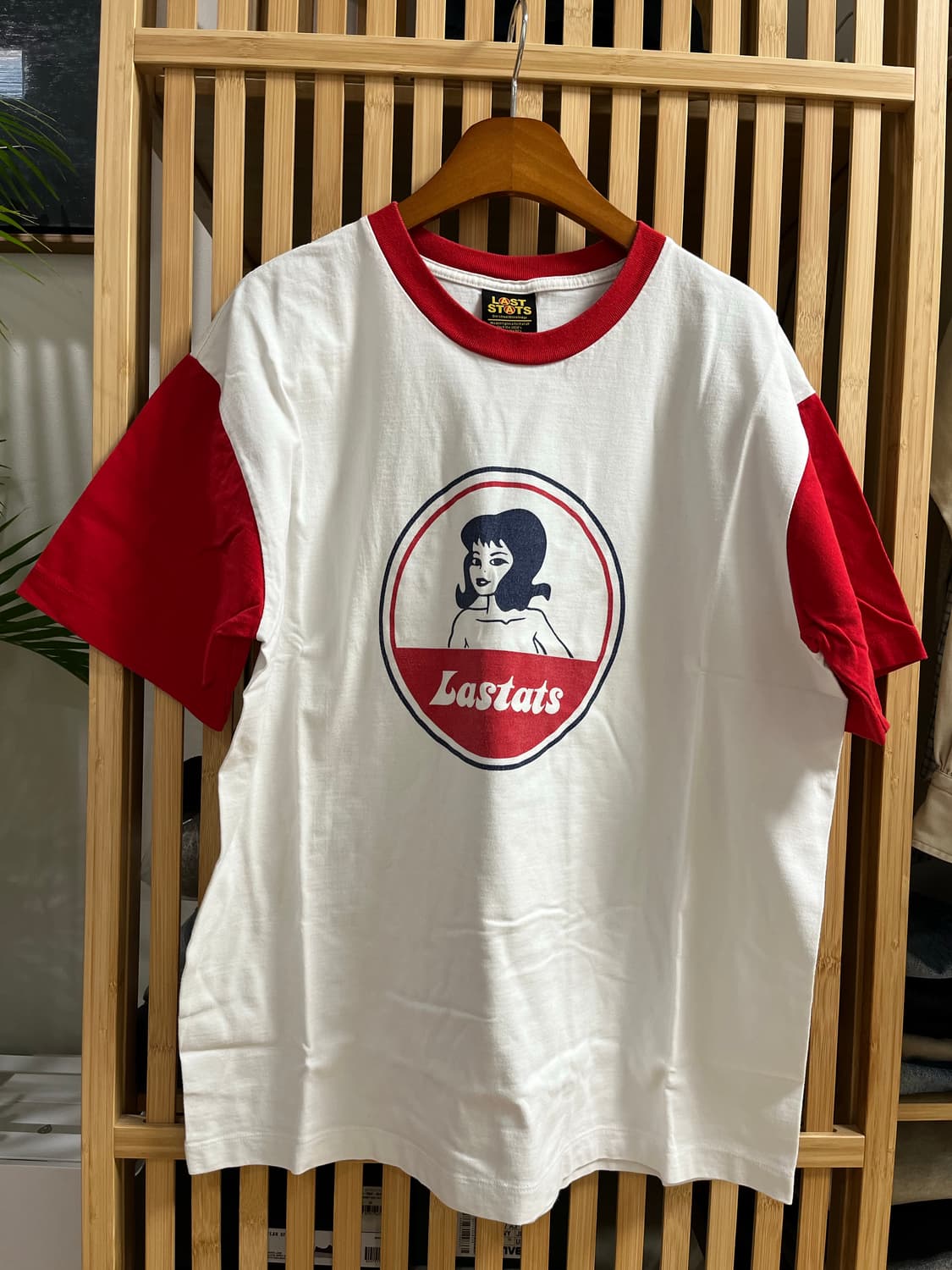 라스탯츠 LASTATS GIRL 걸 티셔츠 레드 상품이미지2