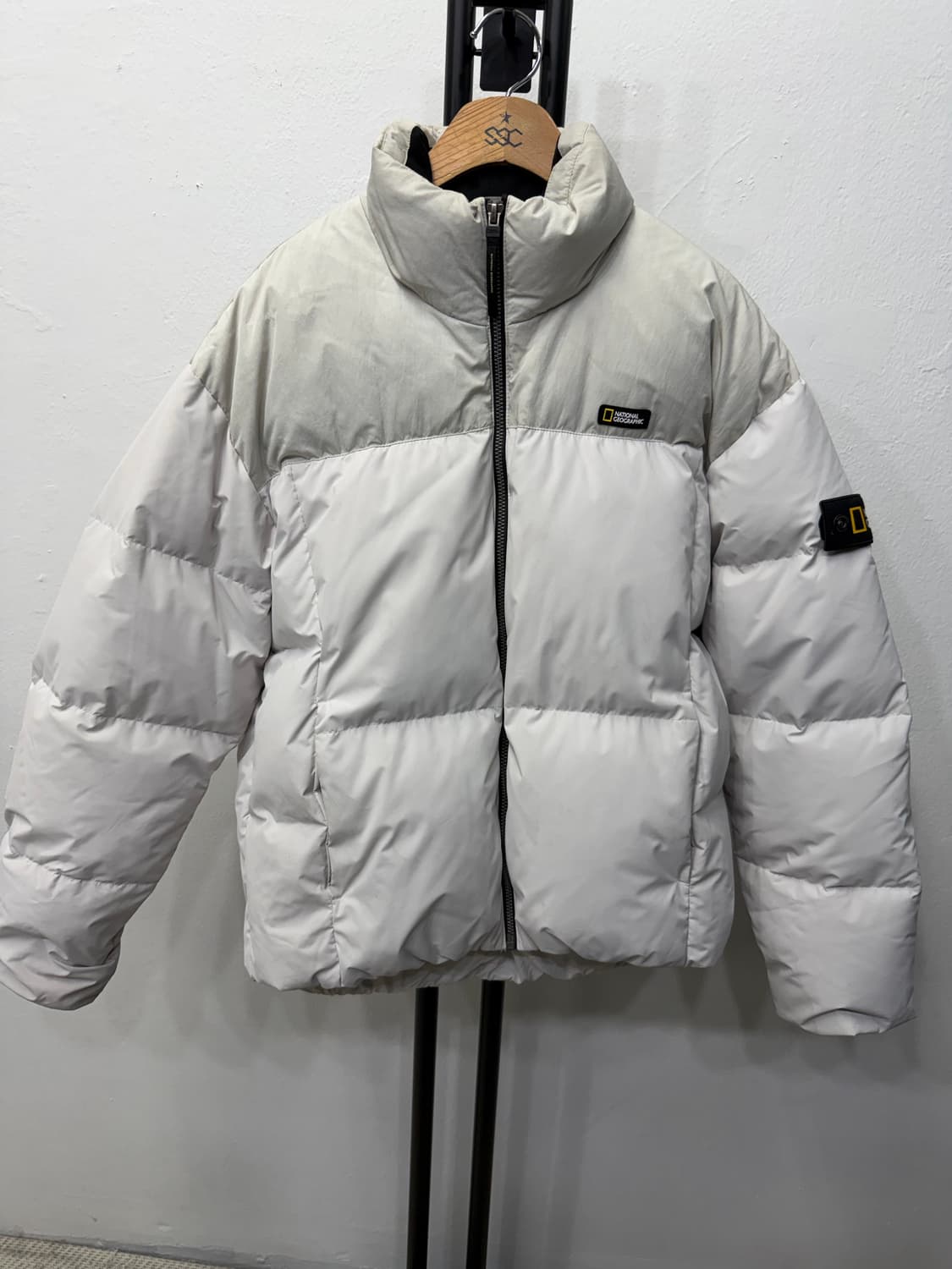 정품) 내셔널지오그래픽 남녀공용 패딩 점퍼 S 상품이미지1