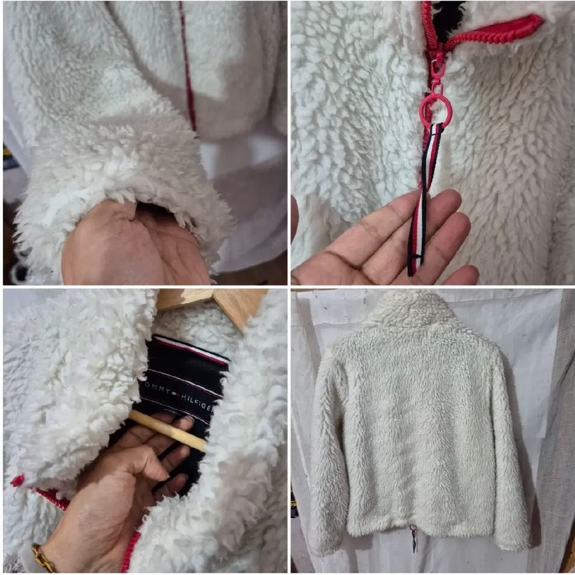 타미힐피거 고퀄리티 쉐르파 패딩 자켓 남녀공용 상품이미지4