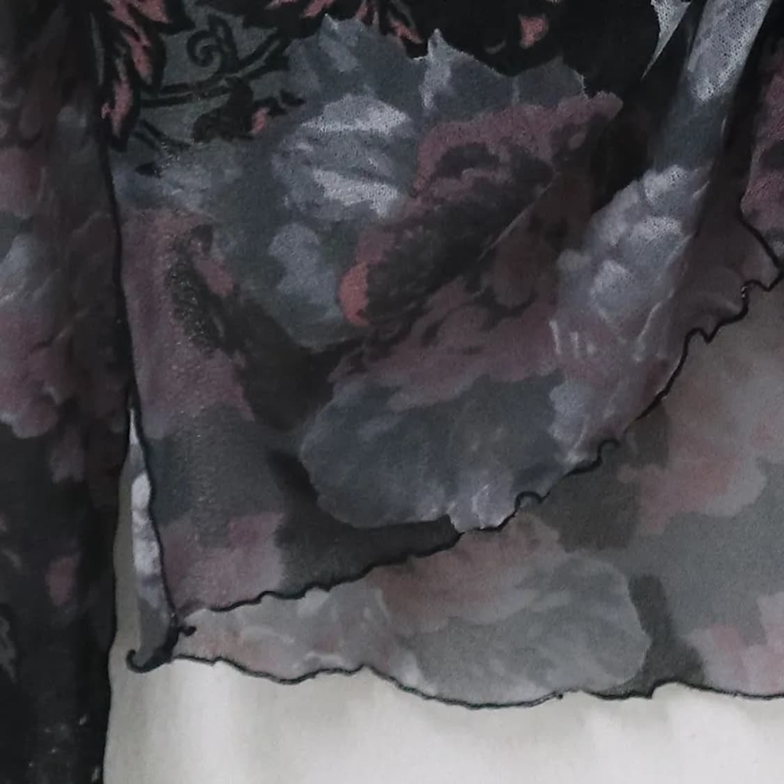 SENSOUNICO 오리엔탈 시스루 블라우스 67130 상품이미지6