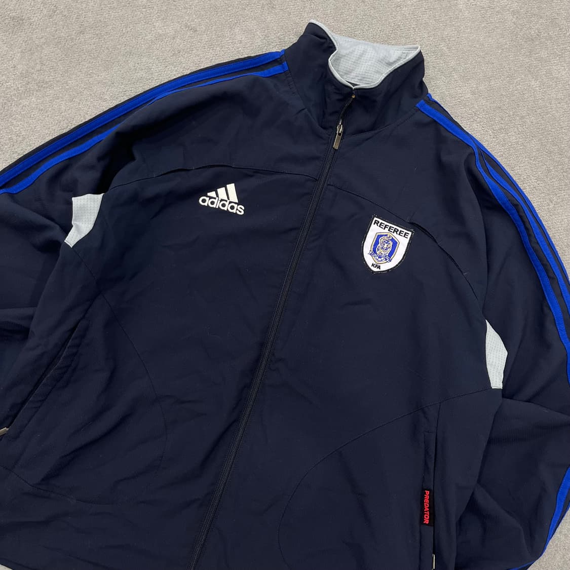 100 아디다스 국대 빅로고 KFA 레프리 바람막이 자켓 상품이미지2