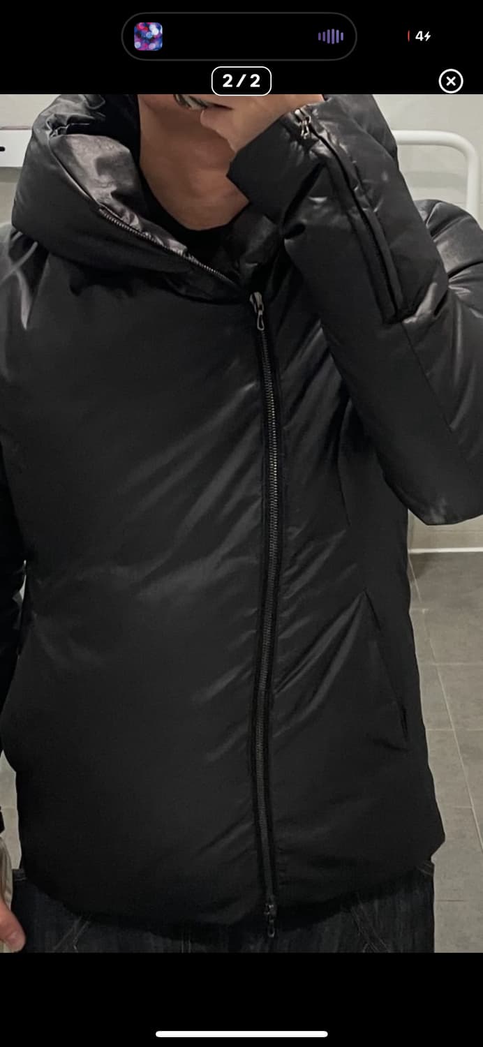 attachment kazuyuki kumagai 사선 절개 패딩 상품이미지2