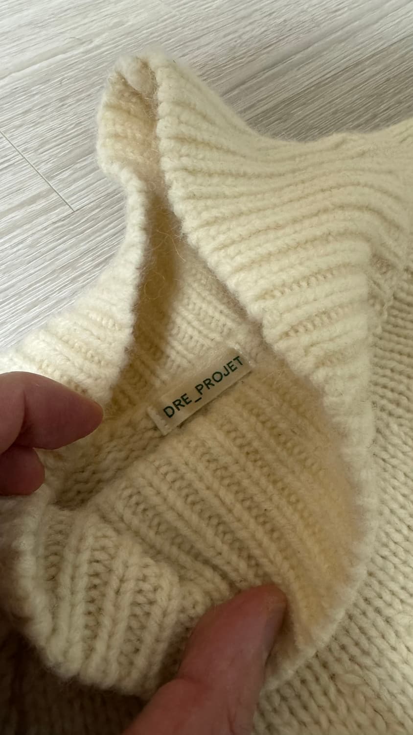 드레프로젝트 AI 스웨터 3 사이즈 상품이미지3