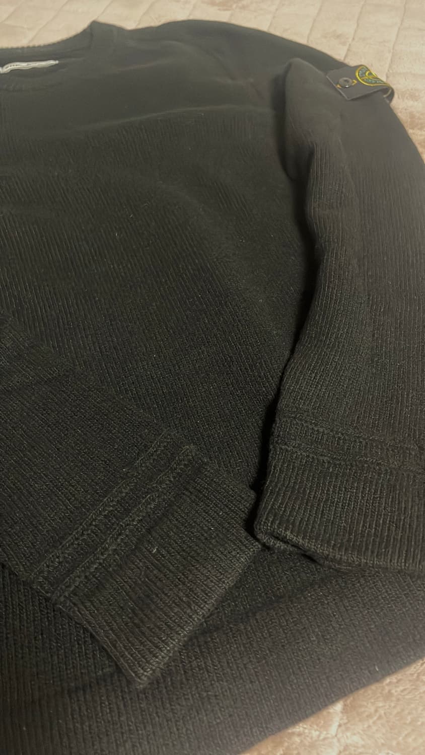 스톤아일랜드 램스울 니트 맨투맨 블랙M 상품이미지4