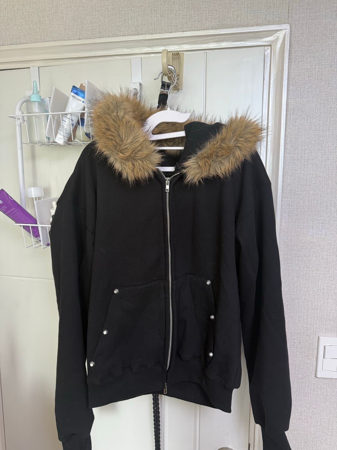 보세 퍼 후드집업 사이즈 확인만했어요 상품이미지1