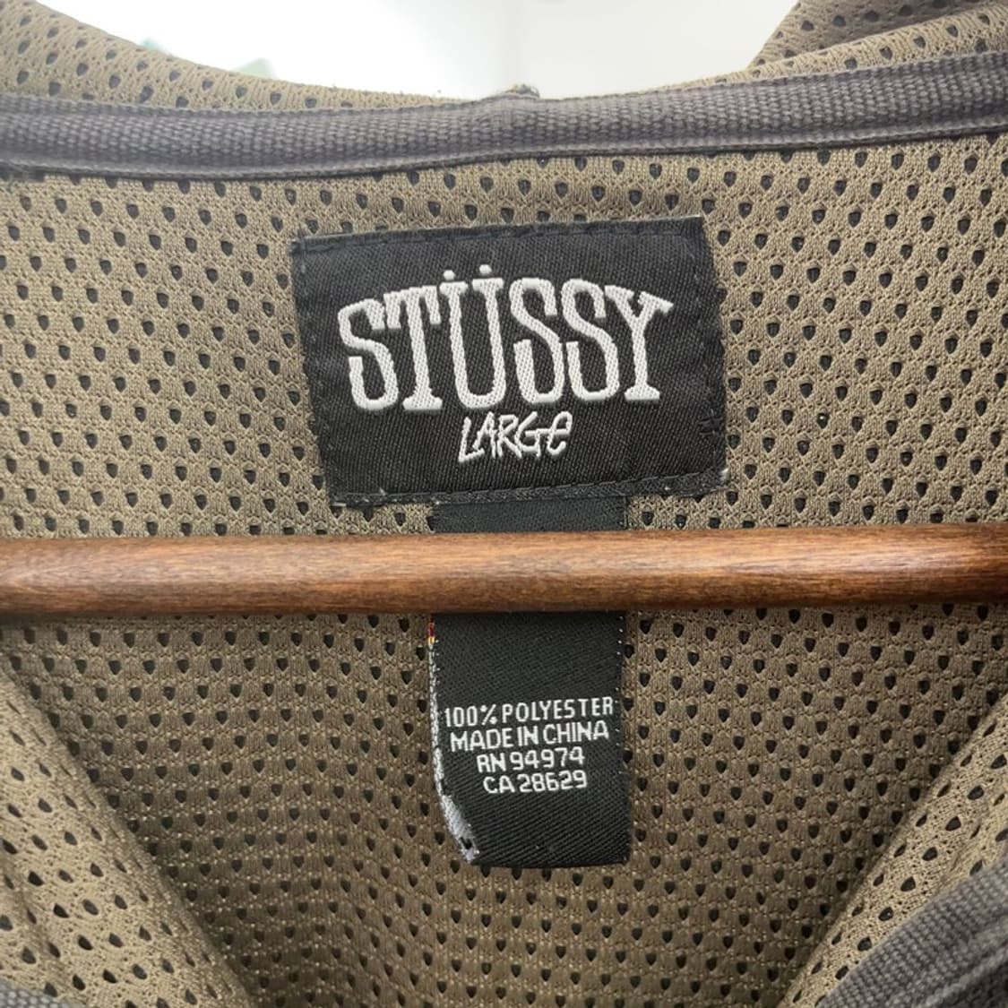 스투시 올드스쿨 베이직 모던 폭닥 후리스 집업 L C07066 상품이미지5