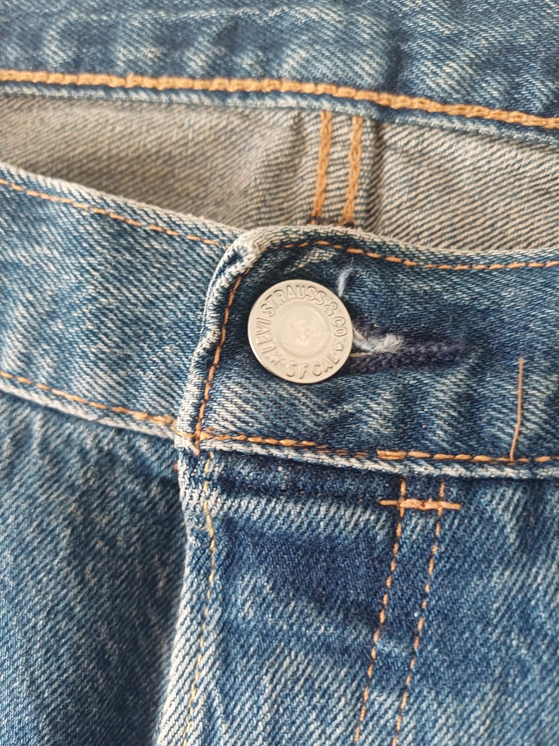 [W32] 리바이스 프리미엄 501 93 스트레이트 (중청) 상품이미지6