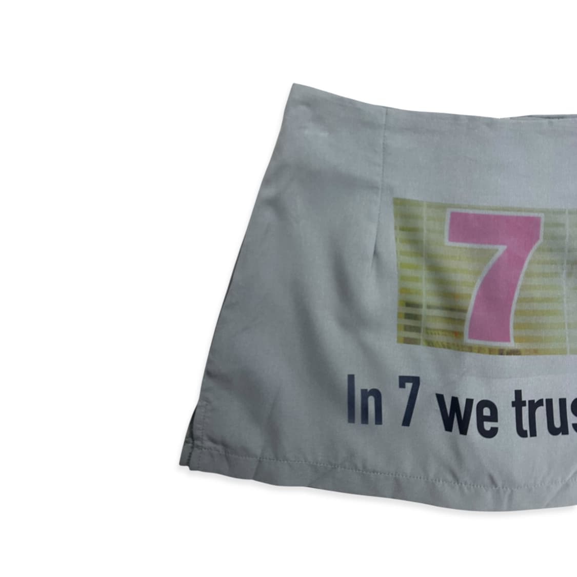 Number 7 Grey Mini Skirt 상품이미지3