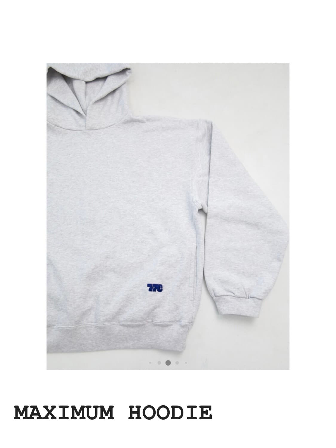 (XL) 77c maximum hoodie 상품이미지3