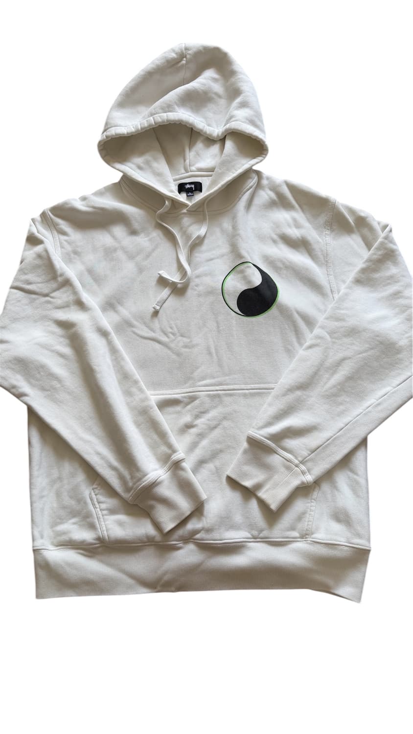 [L]스투시 x 아워레가시 드롭 쉐도우 피그먼트 다이드 후드 내츄럴 상품이미지3