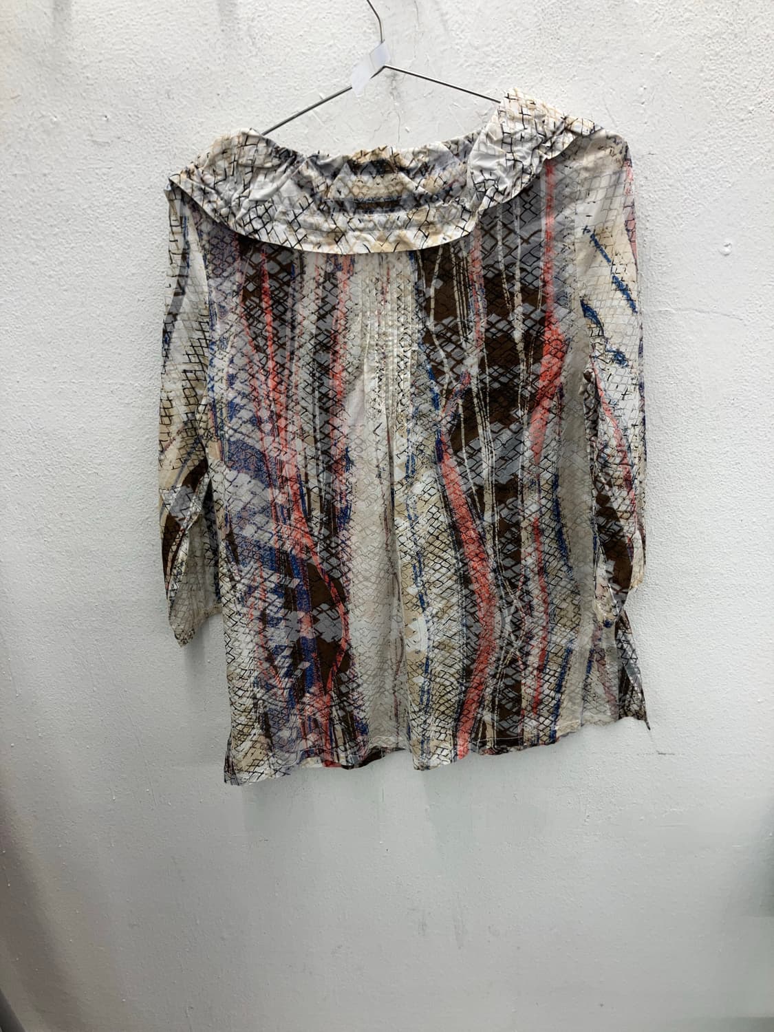 에스카다 스네이크스킨패턴 블라우스  상품이미지3