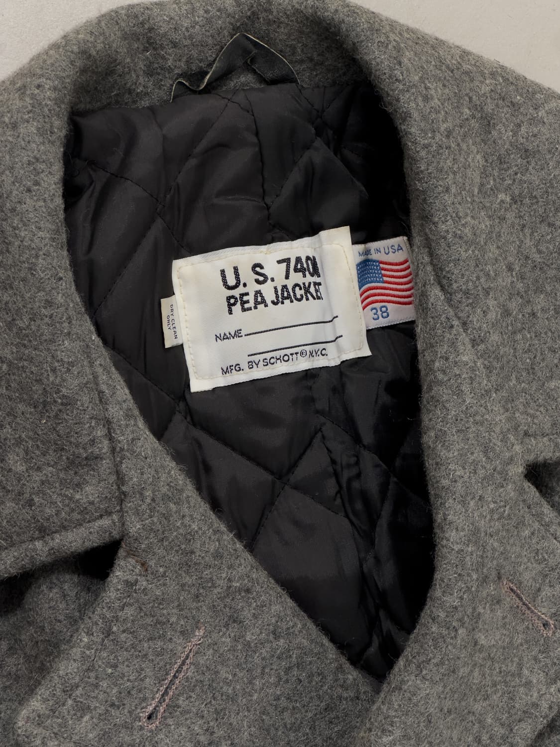 쇼트 740N 피코트 상품이미지5