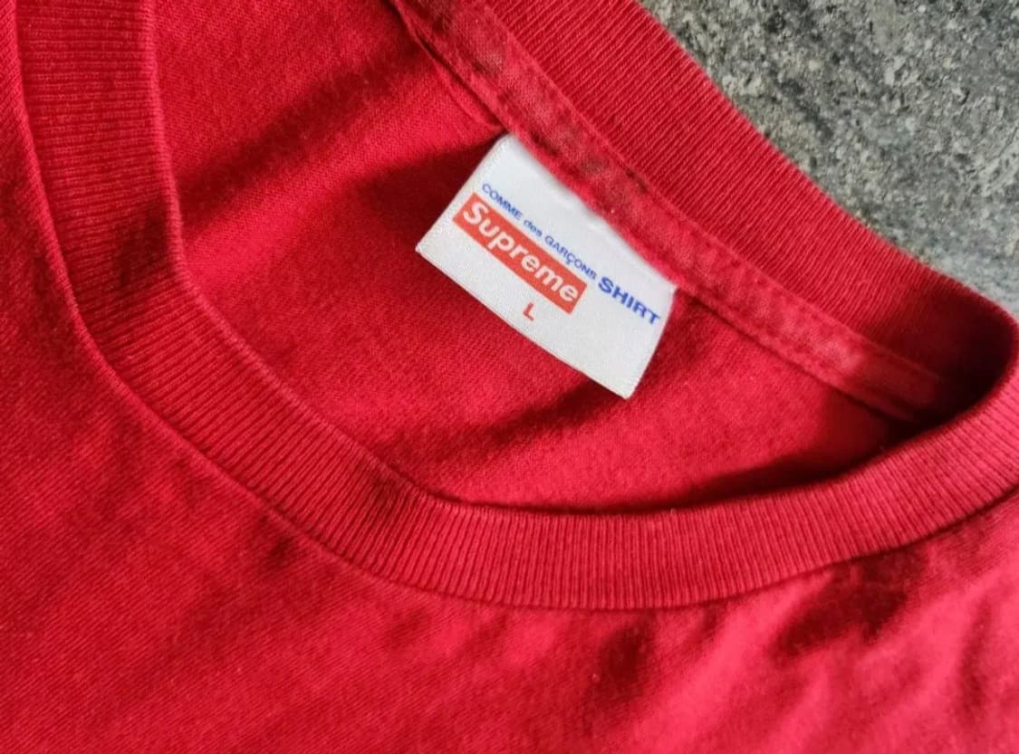 슈프림 꼼데가르송 긴팔티 상품이미지2