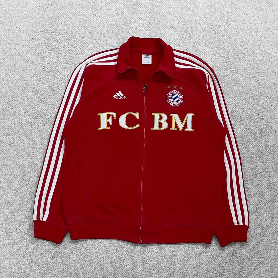 아디다스 06/07 바이에른 뮌헨 스웻 트랙탑 져지 레드 상품이미지1