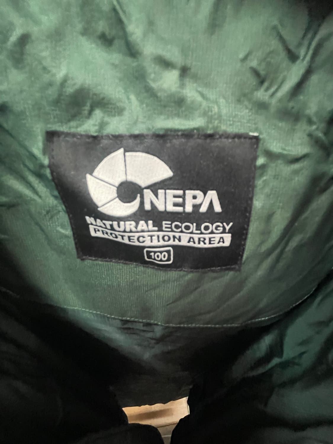 네파 패딩 점퍼 그린/블랙 750필파워 대장급  상품이미지7