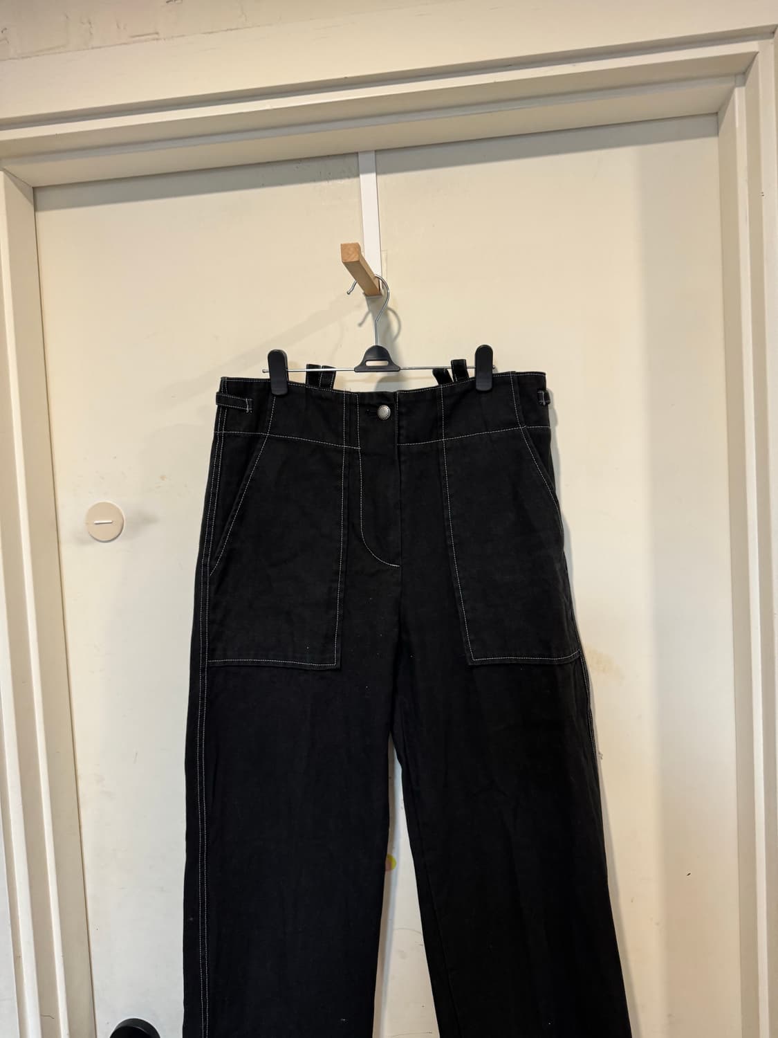 the ilma 더일마 코튼 블랙 팬츠 상품이미지4