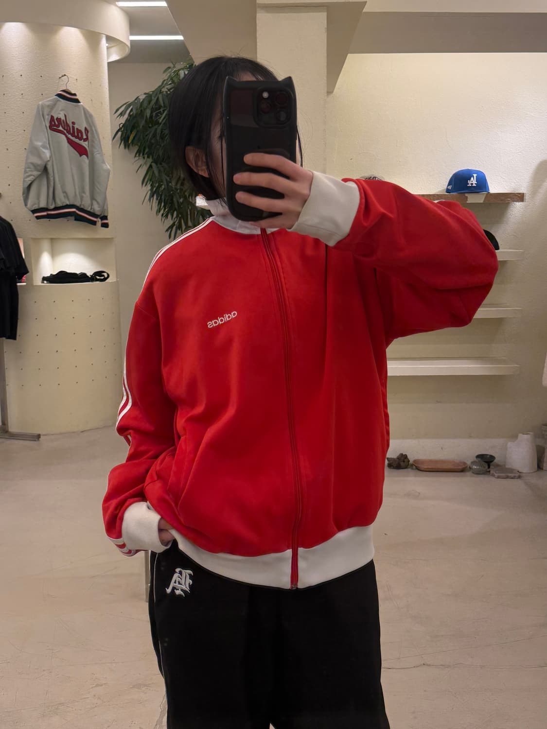 00s 아디다스 올드스쿨 아치로고 트랙탑 져지 U74 상품이미지1