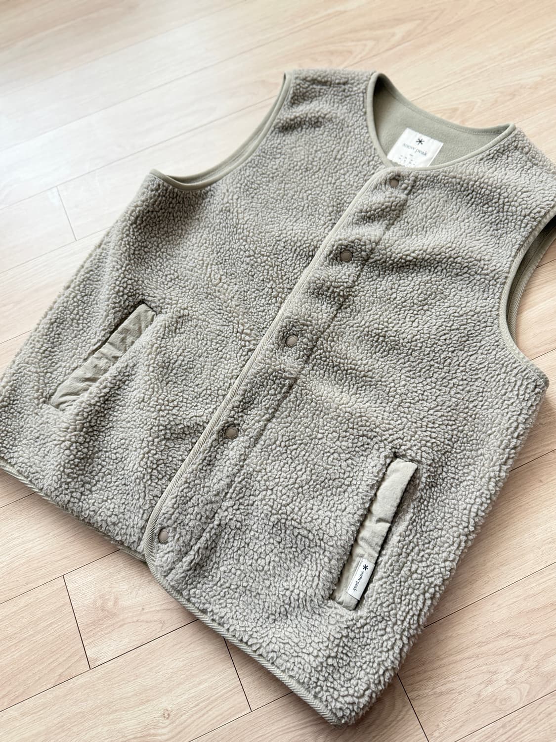 스노우피크 뽀글이 플리스 베스트 조끼 라지 100 L 상품이미지1