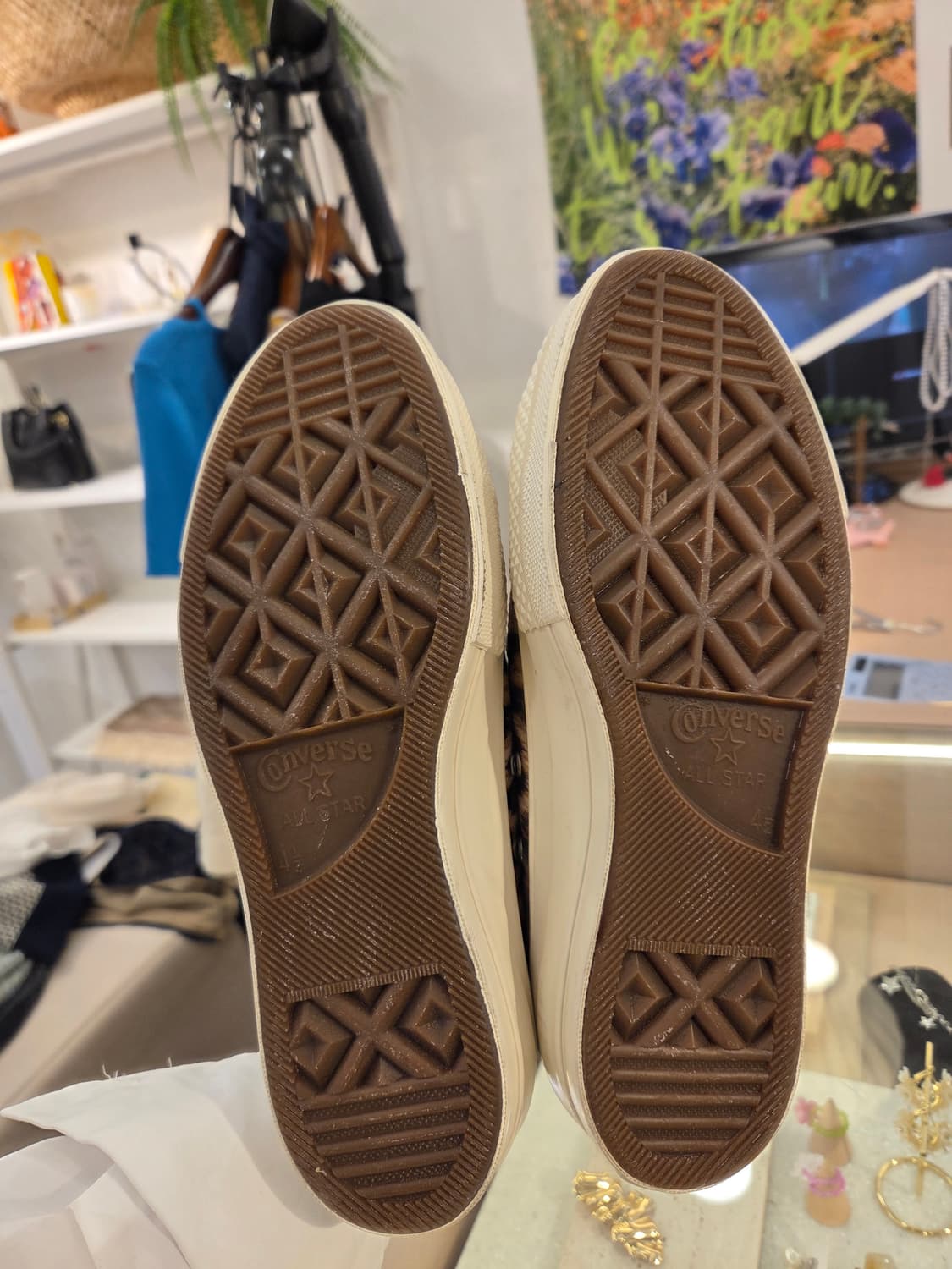 컨버스 레오파드  호피 플랫폼 스니커즈 상품이미지6