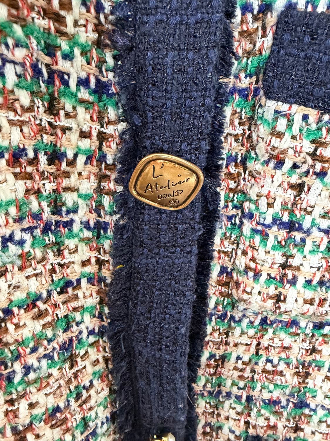 오즈세컨 트위드자켓 오즈세컨자켓 조끼 베스트 한섬 상품이미지4