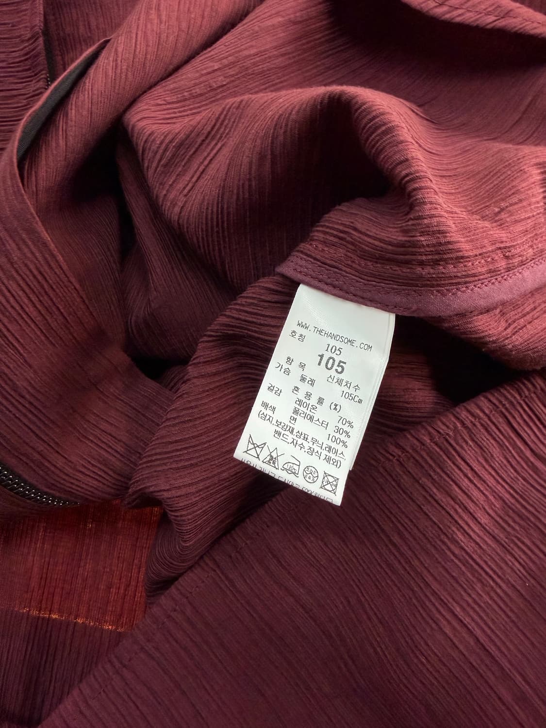 105/ 타임옴므 24-25FW 크링클 집업 셔츠  상품이미지10