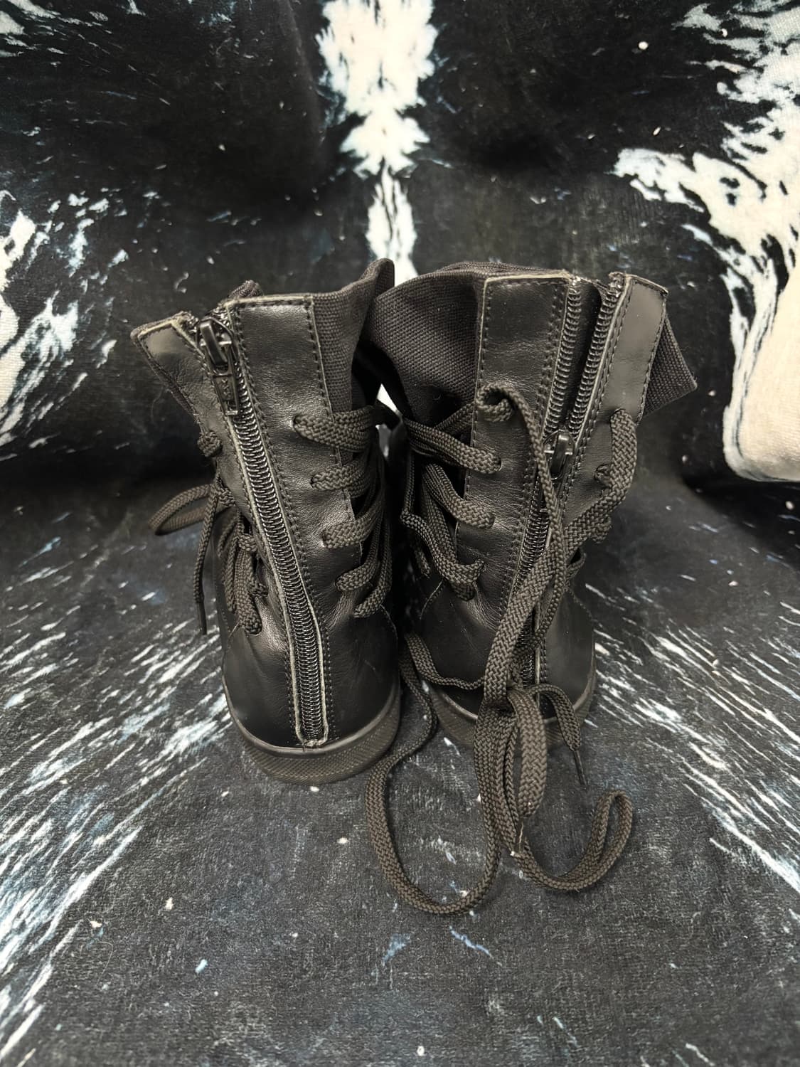 [🖤Opium🖤]Black aesthetic High Shoes 상품이미지6