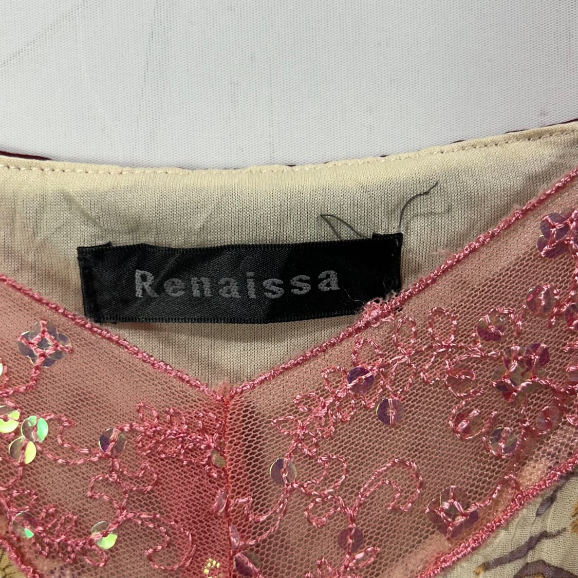 [JPN] Renaissa 플로럴 텍스처 레이어드 슬립 상품이미지5