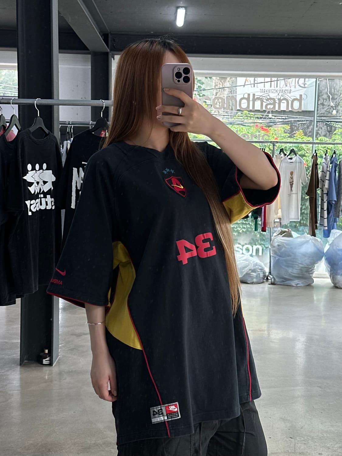 나이키 x 앰부쉬 반팔 져지탑 블랙 상품이미지2