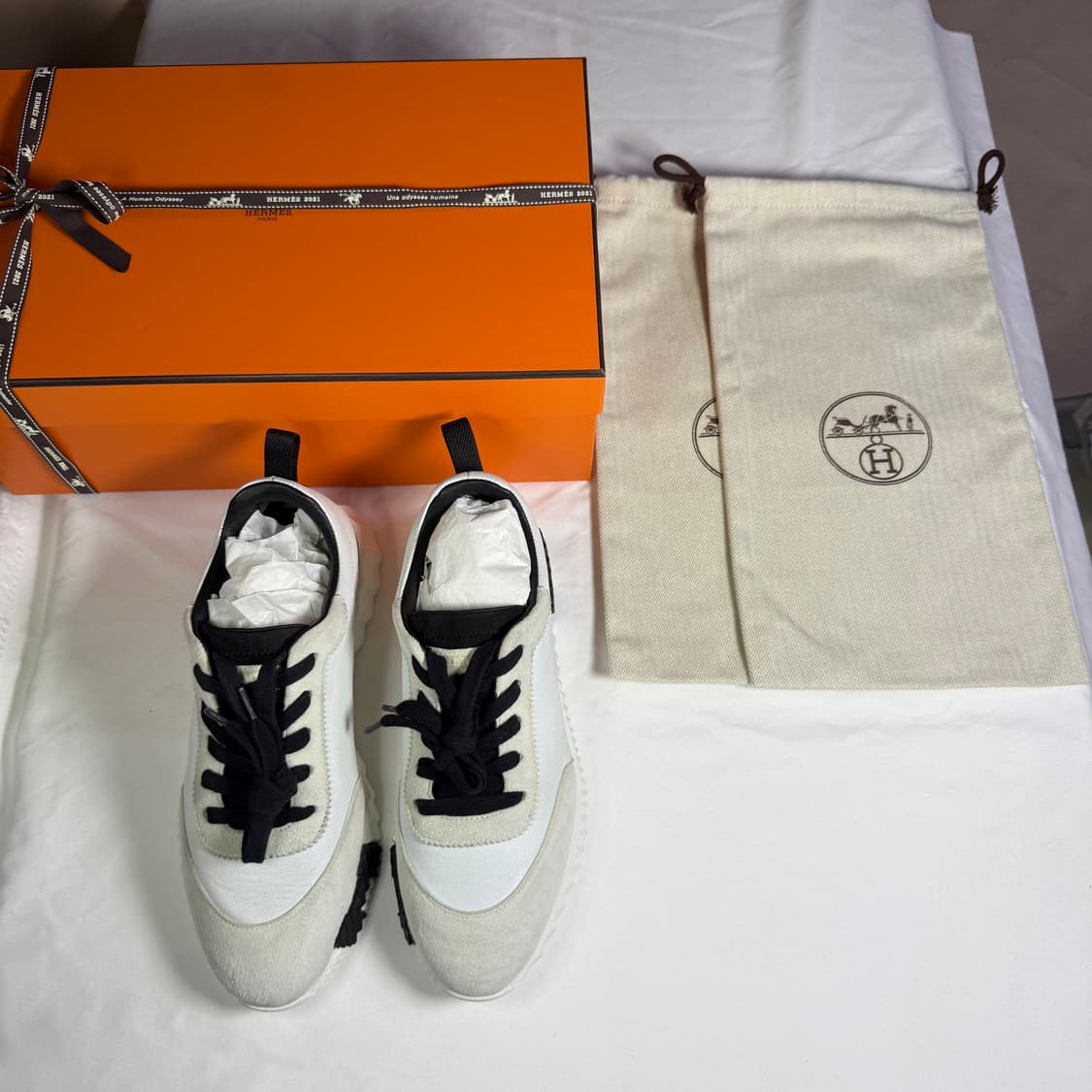 [풀구성,39.5사이즈] 에르메스 바운싱 스포츠 스웨이드 스니커즈 상품이미지10