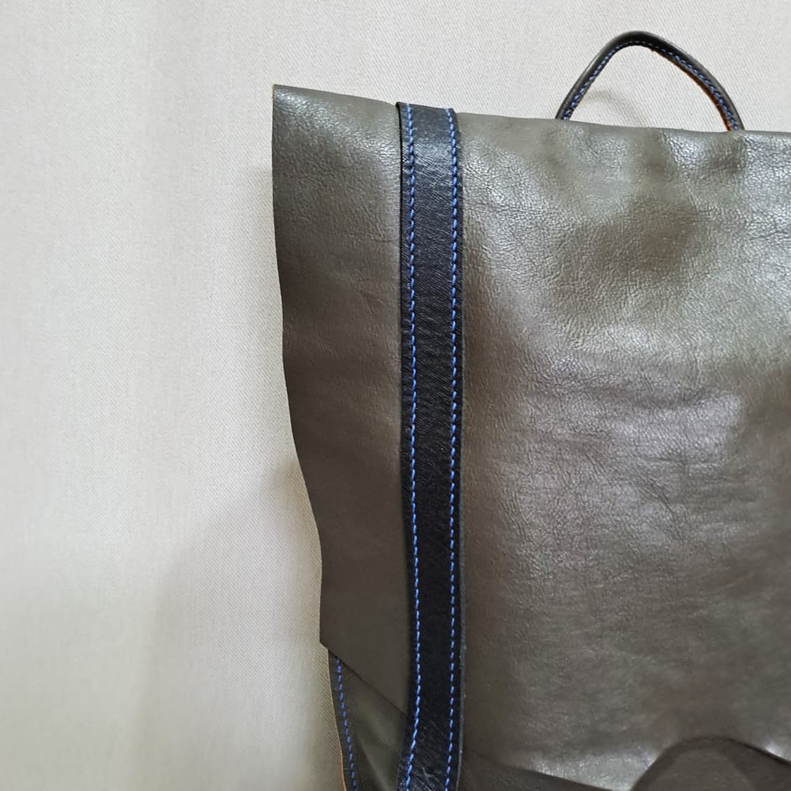 (택포) 핸드메이드 가죽 백팩 B815 상품이미지2