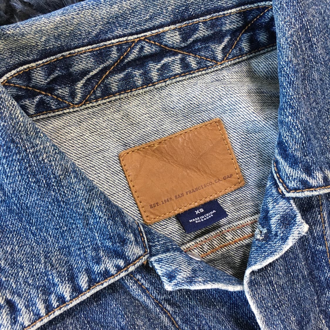 투티/A8 GAP JEANS 1969 데님 청자켓 **레전드 워싱** 상품이미지6