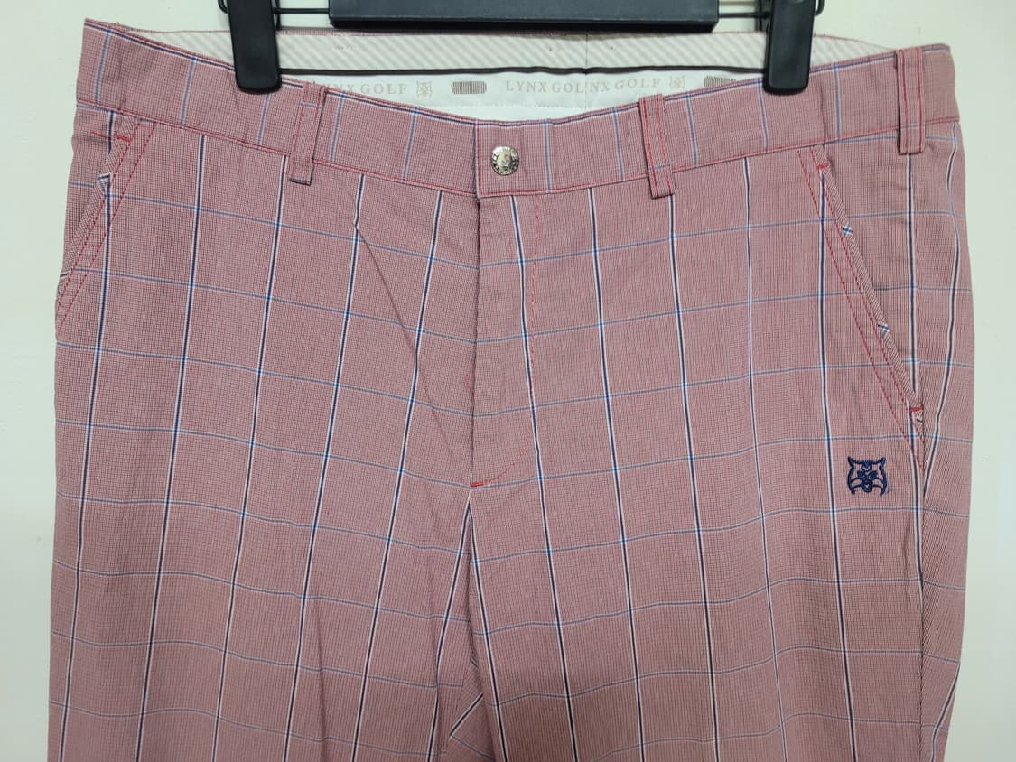 LYNX GOLF 체크 골프바지 91 상품이미지2