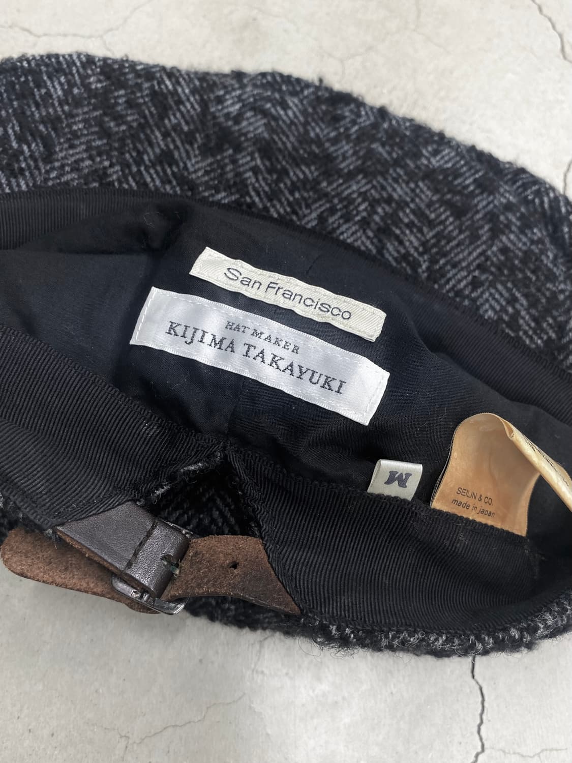 키지마 타카유키 트위드 캐스캣 햇 상품이미지5