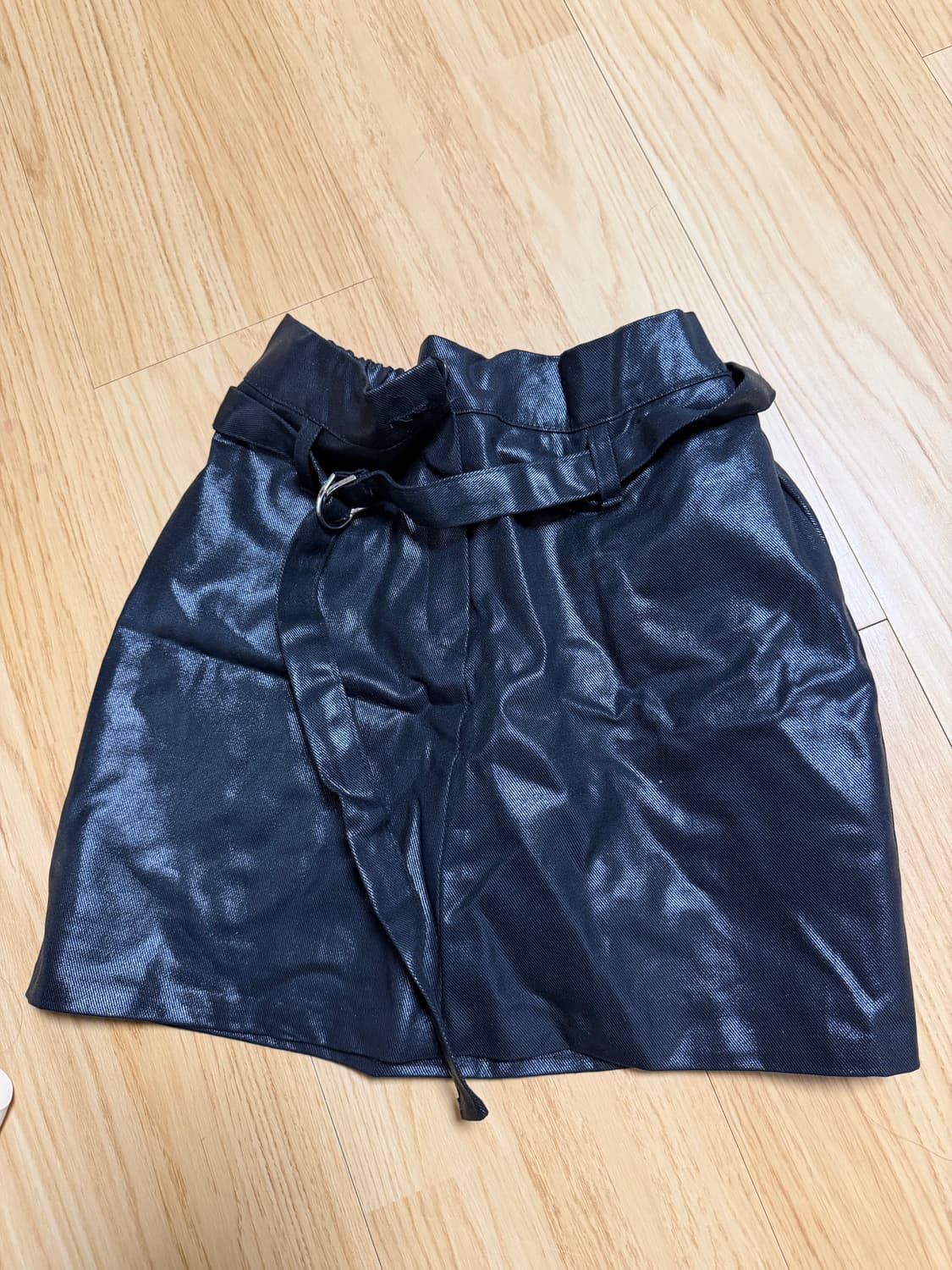 🥨 벨트 포인트 가죽 H라인 스커트 🥨 상품이미지2