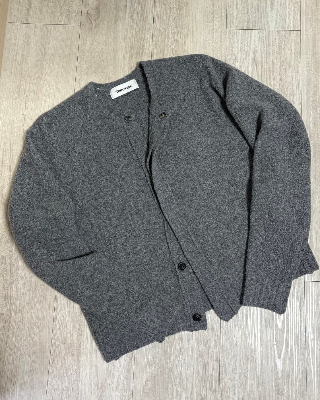 [L]토니웩 26SS 가디건 그레이 상품이미지3
