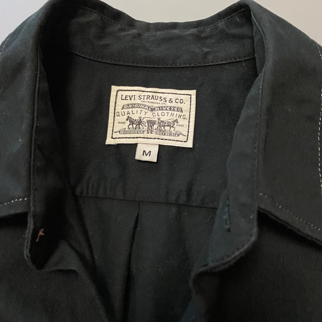 (M)Levi's 리바이스 스터드 웨스턴 블랙셔츠 상품이미지3